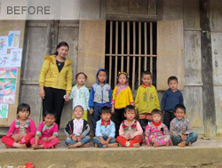 幼稚園・学校への雨水タンク設置支援